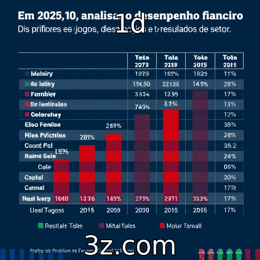 Desempenho financeiro dos principais provedores de jogos em 2025